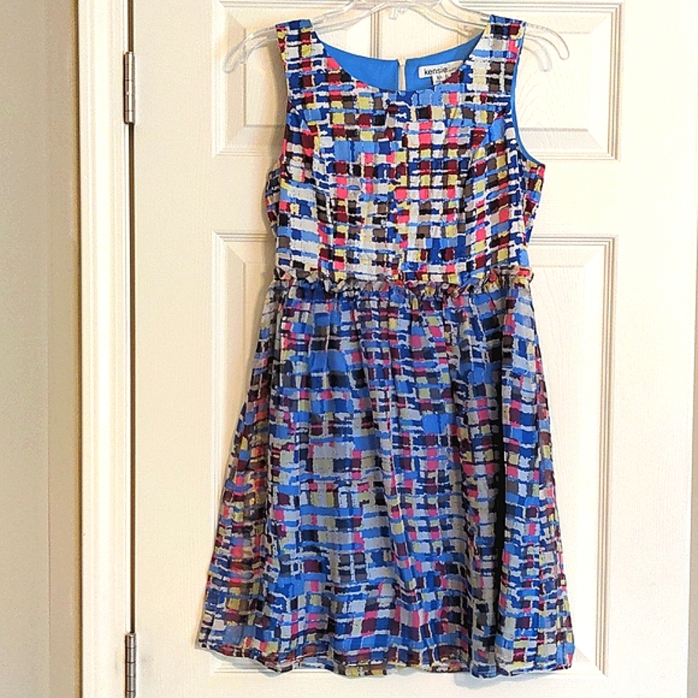 Kensie Multi-Colored Dress- Women's Small